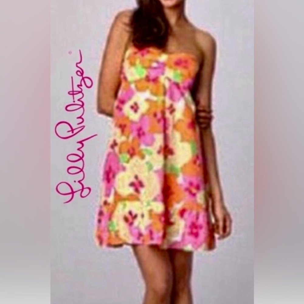 Beautiful !!  Lilly Pulitzer Floral Dress